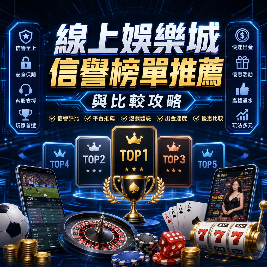 線上娛樂城信譽榜單推薦與比較攻略