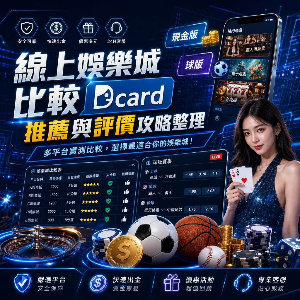 線上娛樂城比較 Dcard 推薦與評價攻略整理